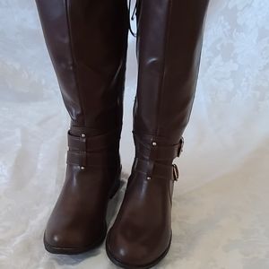 Faux Leather Boots Size 7